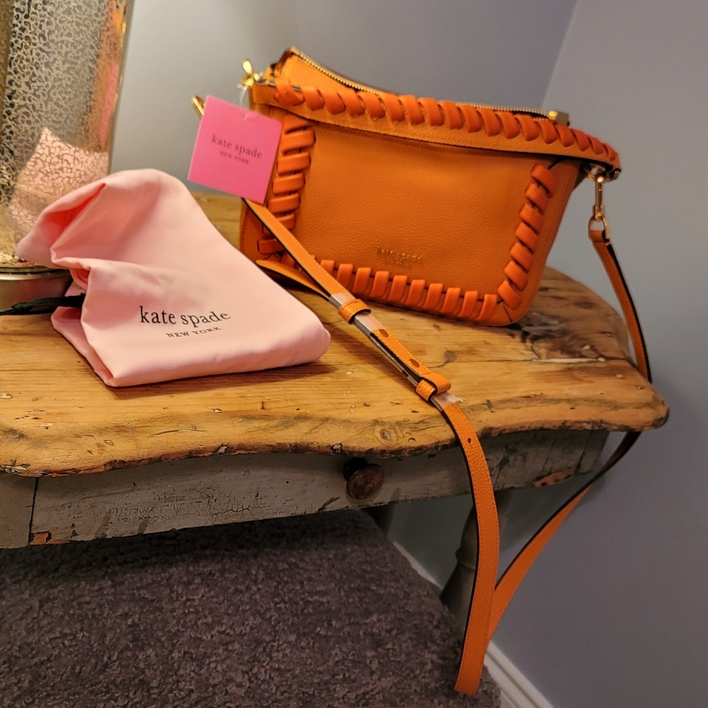 Kate Spade Crush Whipstitched Pebbled Lea Crossbody Medium